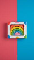 Rainbow Stacking Blocks Boxed Set